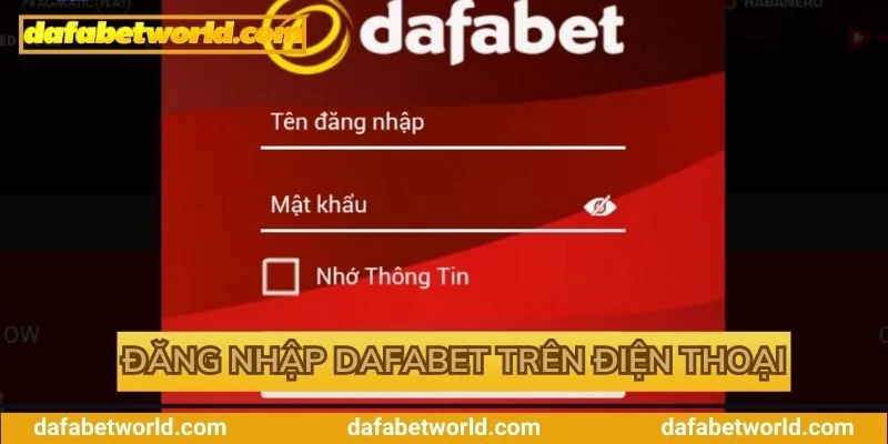 Các bước đăng nhập từ điện thoại Các bước đăng nhập từ điện thoại