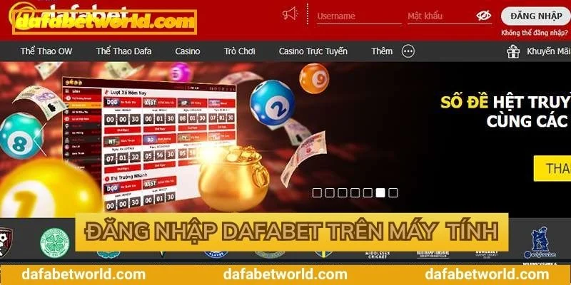 3 bước đăng nhập vào Dafabet trên máy tính 3 bước đăng nhập vào Dafabet trên máy tính